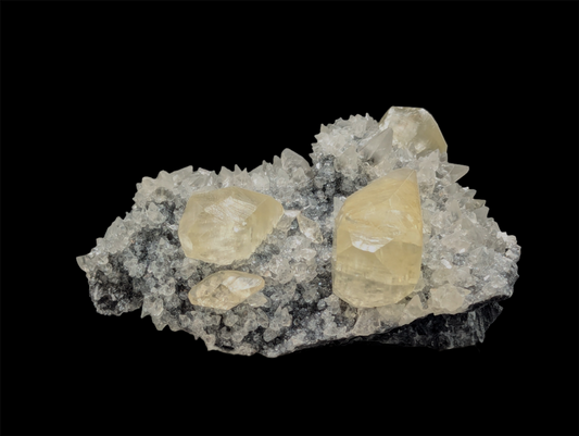 Calcite, Quartz