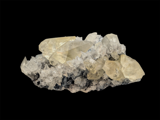 Calcite, Quartz